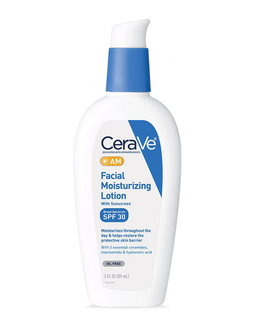 CeraVe AM Facial Moisturizing Lotion with Sunscreen, 89ml