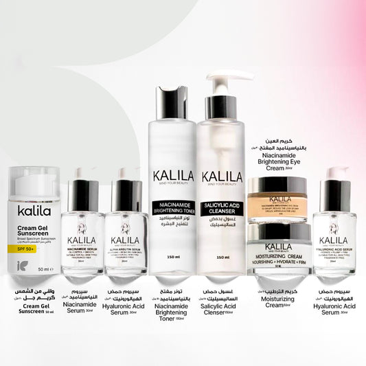 KALILA Skin Care Routine Full Set