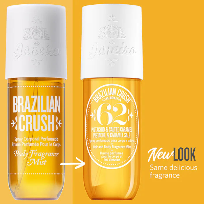  Sol de Janeiro Brazilian Crush Cheirosa ’62 Bum Bum Hair & Body Fragrance Mist، 90 مل، 240 مل