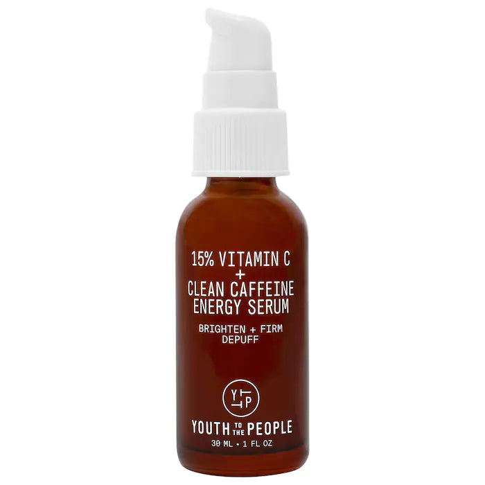 Youth To The People 15% Vitamin C + Clean Caffeine Energy Serum, 30 ml