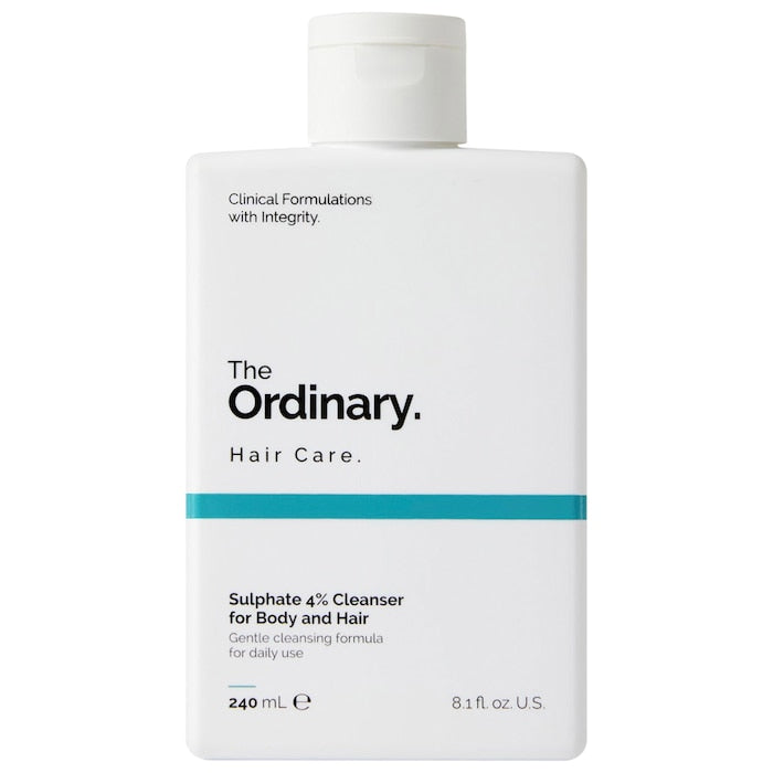 The Ordinary Sulphate 4% Shampoo Cleanser for Body & Hair, 240 ml